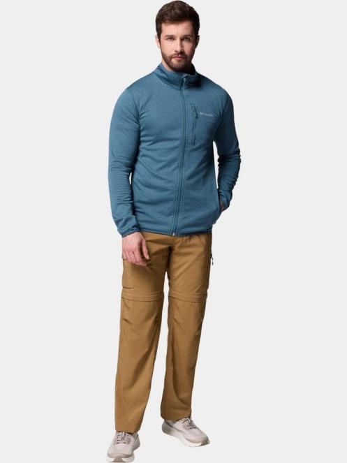 pulover polar pt. barbati Columbia Essential Hike Grid Fleece Full Zip albastru 5