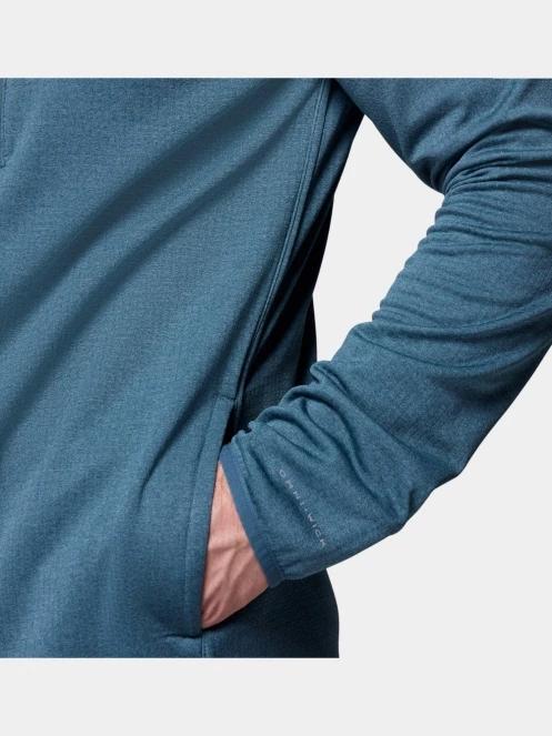 pulover polar pt. barbati Columbia Essential Hike Grid Fleece Full Zip albastru 10