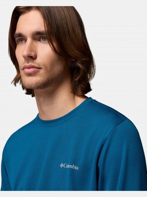 tricou cu maneci lungi, pentru sport pt. barbati Columbia Tech Trail Utility Warm Long Sleeve Crew albastru 6