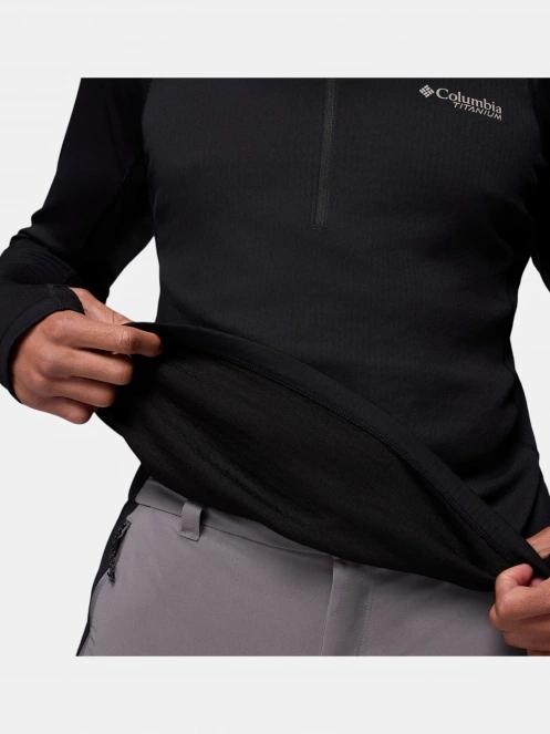 pulover polar pt. barbati Columbia DriVenture Half Zip negru 8