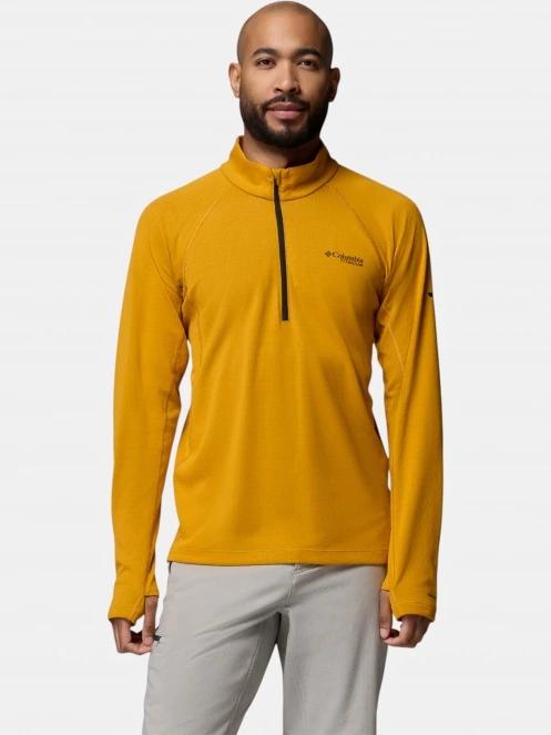 pulover polar pt. barbati Columbia DriVenture Half Zip portocaliu 2