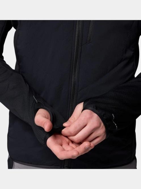 pulover polar pt. barbati Columbia Arctic Chest Hybrid Full Zip negru 7