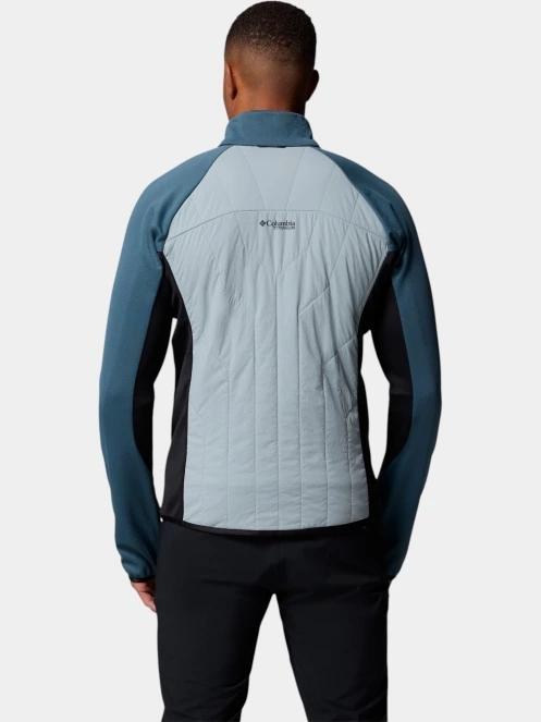 pulover polar pt. barbati Columbia Arctic Chest Hybrid Full Zip albastru 4