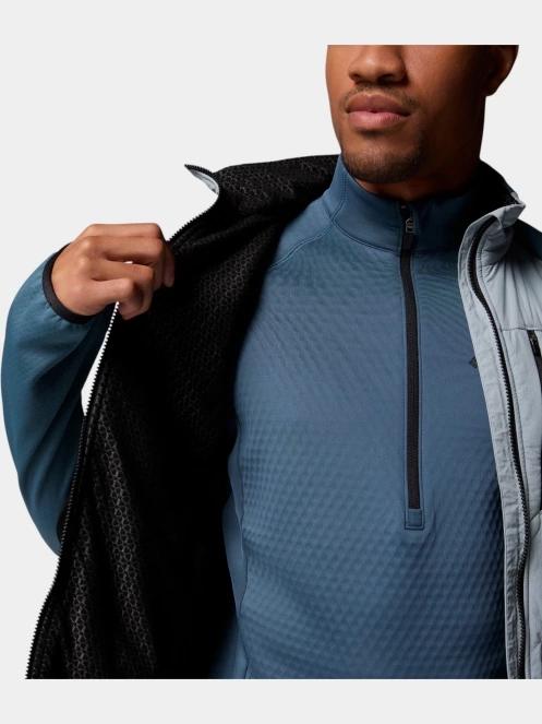 pulover polar pt. barbati Columbia Arctic Chest Hybrid Full Zip albastru 6