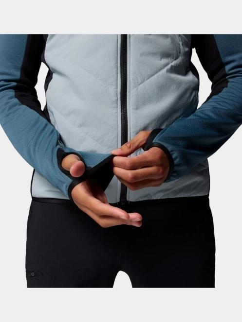 pulover polar pt. barbati Columbia Arctic Chest Hybrid Full Zip albastru 7