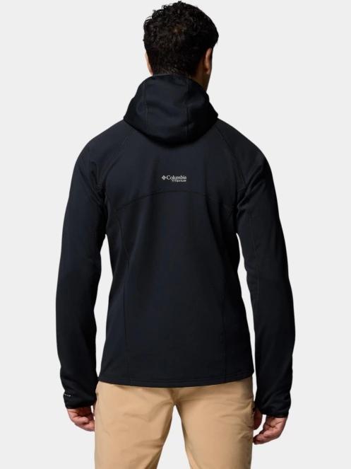 pulover polar pt. barbati Columbia Arctic Chest Bonded Full Zip  negru 4