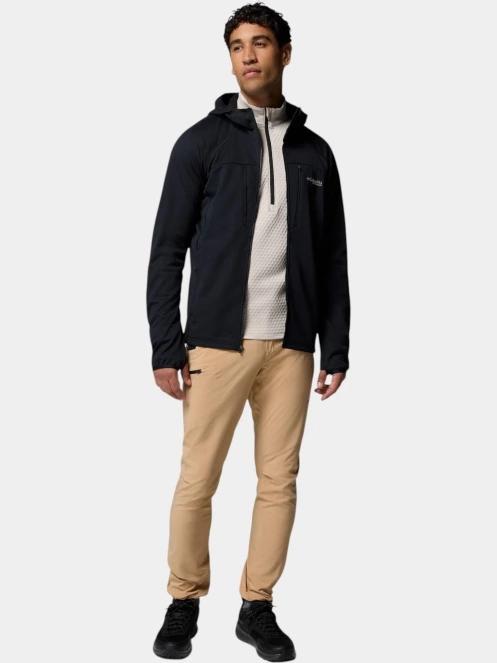 pulover polar pt. barbati Columbia Arctic Chest Bonded Full Zip  negru 6