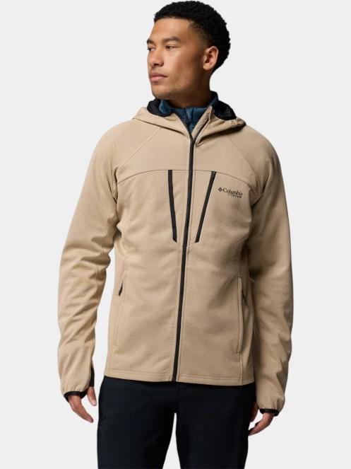 pulover polar pt. barbati Columbia Arctic Chest Bonded Full Zip  nisip 2