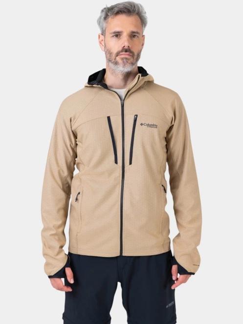 pulover polar pt. barbati Columbia Arctic Chest Bonded Full Zip  nisip 12