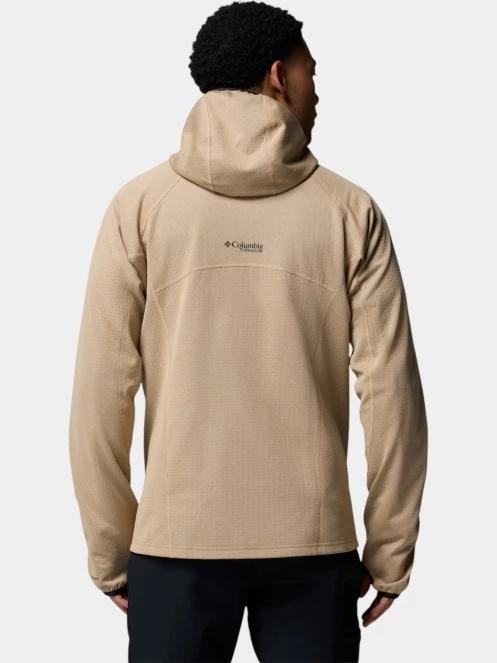 pulover polar pt. barbati Columbia Arctic Chest Bonded Full Zip  nisip 4
