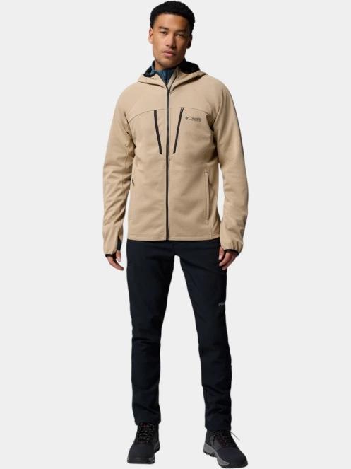 pulover polar pt. barbati Columbia Arctic Chest Bonded Full Zip  nisip 6