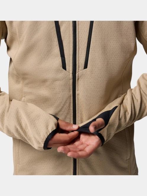 pulover polar pt. barbati Columbia Arctic Chest Bonded Full Zip  nisip 10