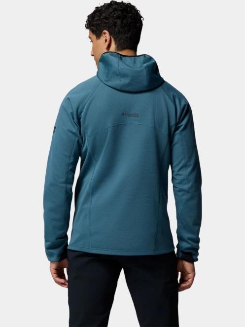pulover polar pt. barbati Columbia Arctic Chest Bonded Full Zip  albastru 4