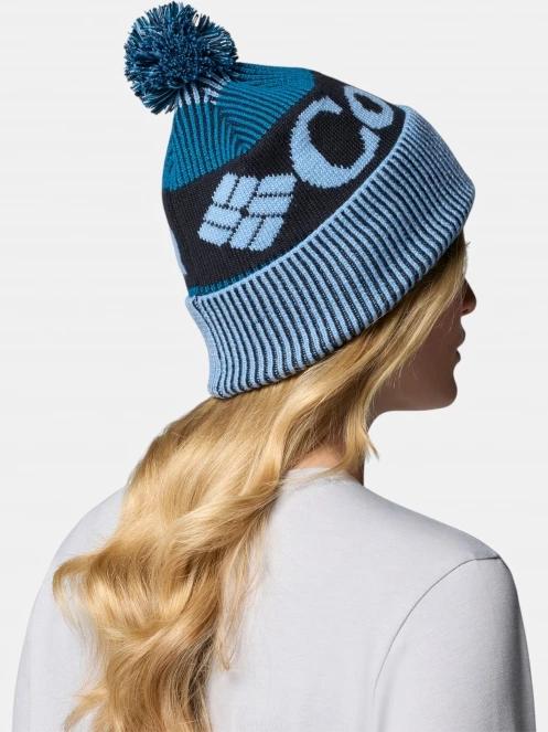 caciula cu mot Columbia Polar Powder III Beanie albastru 6