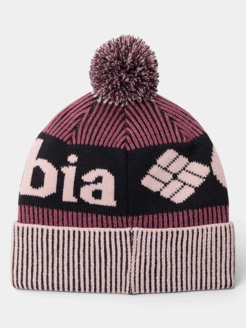 caciula cu mot Columbia Polar Powder III Beanie roz 3
