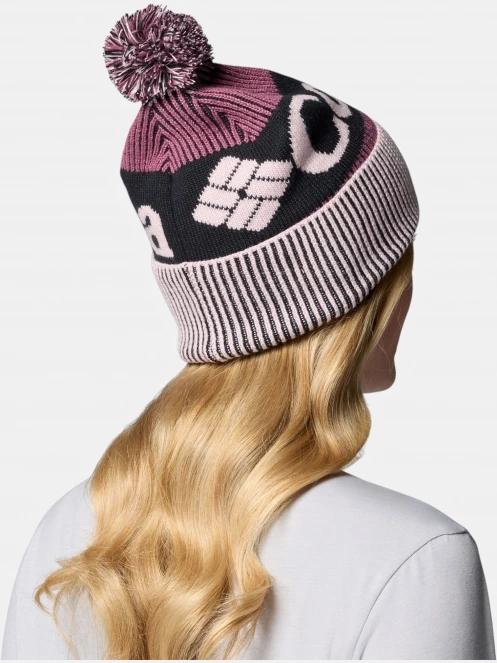 caciula cu mot Columbia Polar Powder III Beanie roz 6