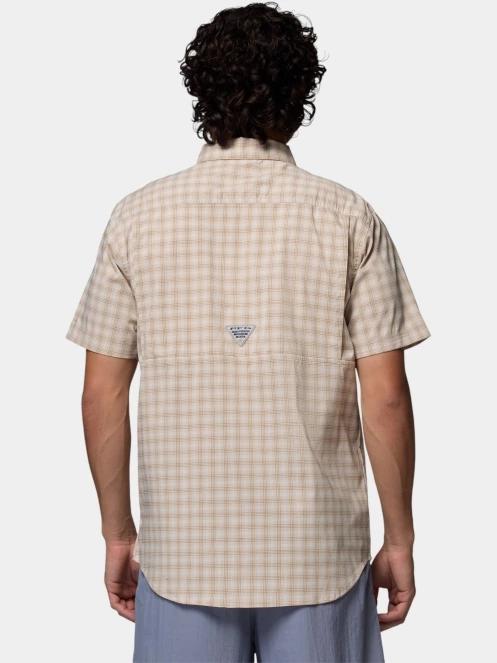 camasa cu maneci scurte pt. barbati Columbia Harbor Peak Short Sleeve Shirt nisip 4