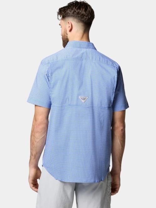 camasa cu maneci scurte pt. barbati Columbia Harbor Peak Short Sleeve Shirt albastru 4