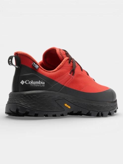 pantofi de drumetie impermeabili pt. barbati Columbia Tellurix Titanium Outdry rosu 8