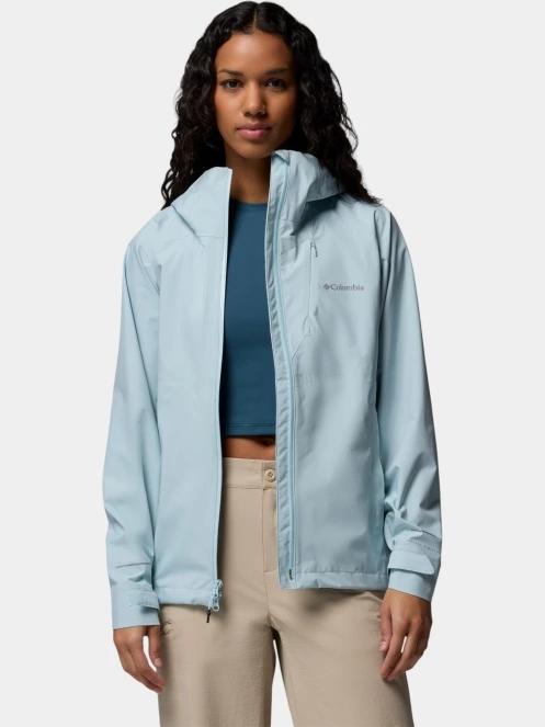 haine de ploaie pt. femei Columbia Trailborne 2.5L Shell albastru deschis 12