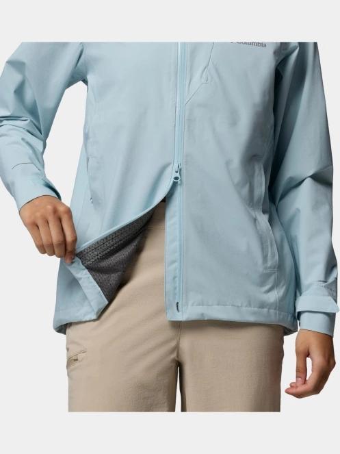 haine de ploaie pt. femei Columbia Trailborne 2.5L Shell albastru deschis 6