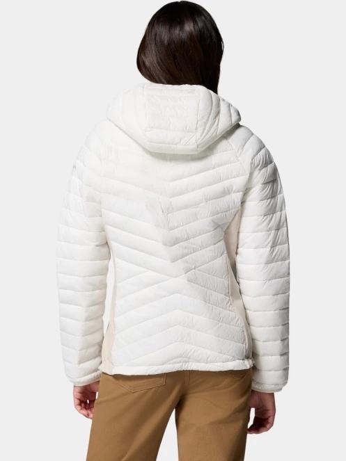 geaca matlasata de tranzitie pt. femei Columbia Powder Pass III Hybrid Hooded Jacket nisip 4