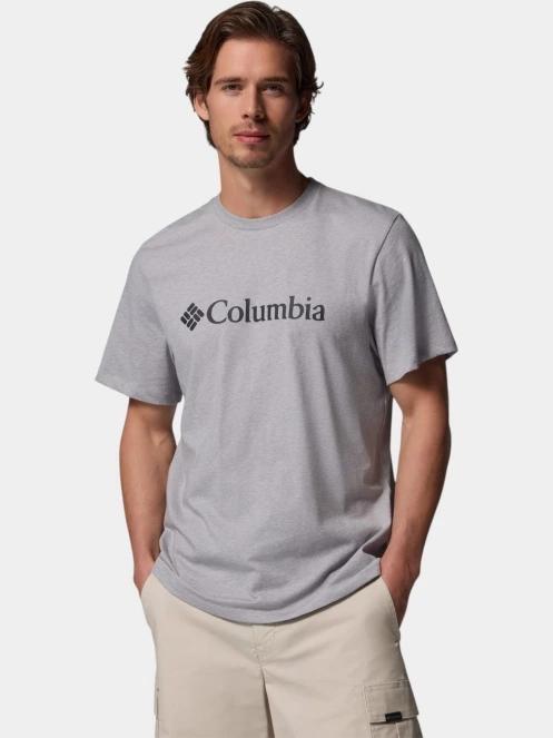 tricou cu maneci scurte pt. barbati Columbia CSC Basic Logo Tee gri 2