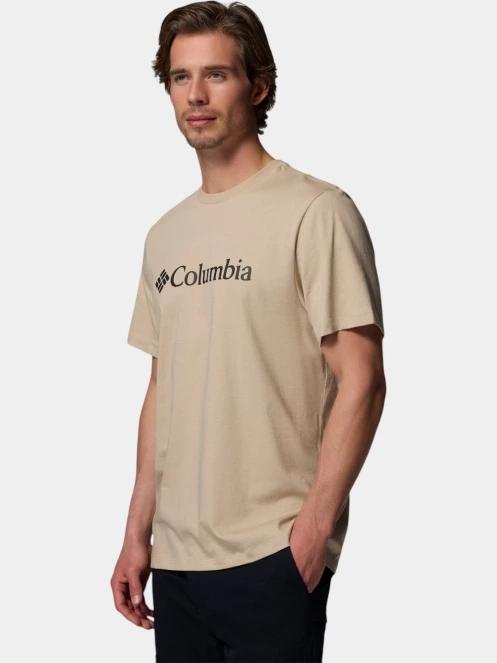 tricou cu maneci scurte pt. barbati Columbia CSC Basic Logo Tee nisip 3