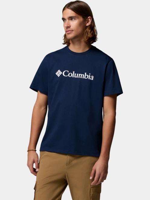 tricou cu maneci scurte pt. barbati Columbia CSC Basic Logo Tee albastru inchis 2