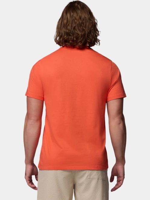 tricou cu maneci scurte pt. barbati Columbia CSC Basic Logo Tee portocaliu 4