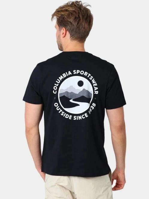 tricou cu maneci scurte pt. barbati Columbia CSC Outdoor Back Graphic Tee negru 4