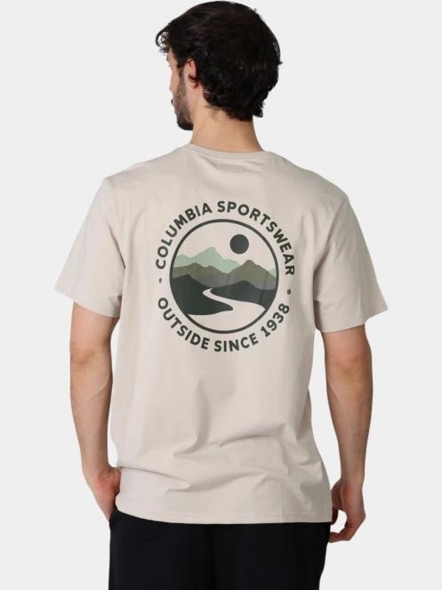 tricou cu maneci scurte pt. barbati Columbia CSC Outdoor Back Graphic Tee nisip 4