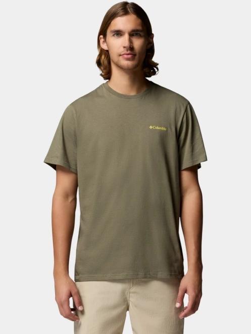 tricou cu maneci scurte pt. barbati Columbia CSC Outdoor Back Graphic Tee verde 2