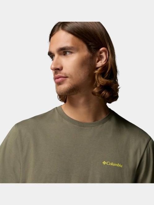 tricou cu maneci scurte pt. barbati Columbia CSC Outdoor Back Graphic Tee verde 6