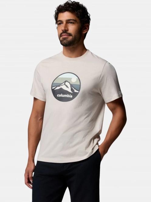 tricou cu maneci scurte pt. barbati Columbia CSC Seasonal Graphic Tee nisip 3