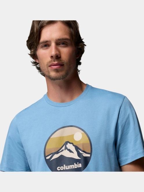 tricou cu maneci scurte pt. barbati Columbia CSC Seasonal Graphic Tee albastru 6