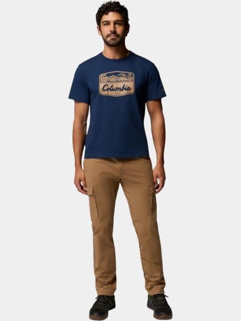 tricou cu maneci scurte pt. barbati Columbia CSC Seasonal Graphic Tee albastru inchis 5