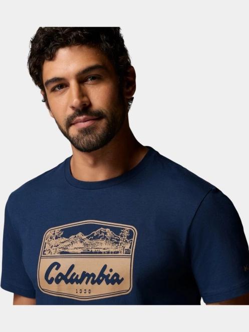 tricou cu maneci scurte pt. barbati Columbia CSC Seasonal Graphic Tee albastru inchis 6