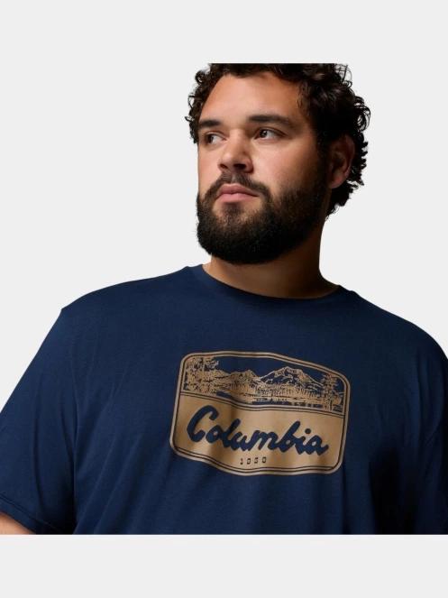 tricou cu maneci scurte pt. barbati Columbia CSC Seasonal Graphic Tee albastru inchis 6
