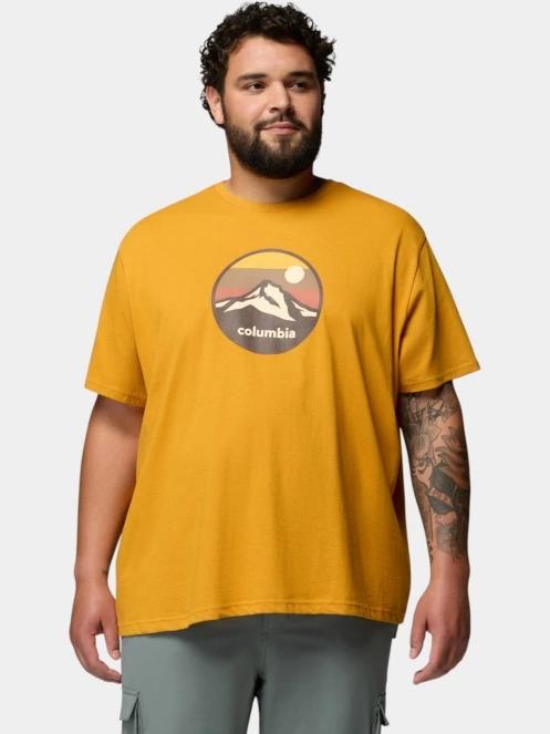 tricou cu maneci scurte pt. barbati Columbia CSC Seasonal Graphic Tee galben 2