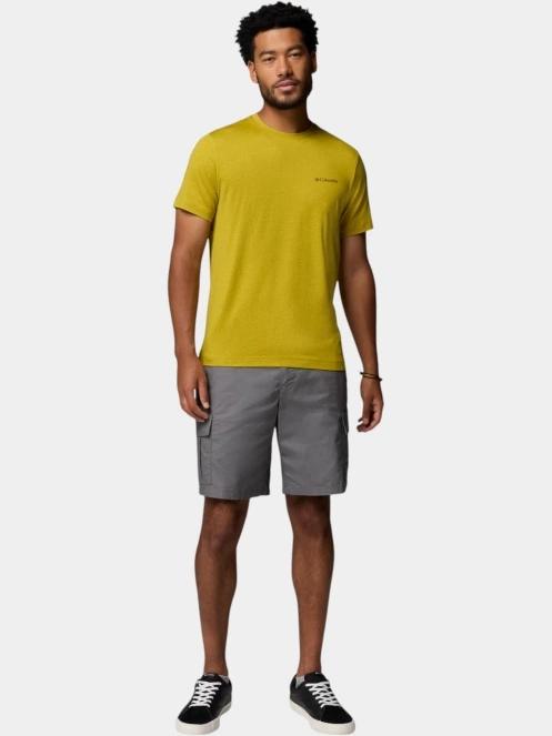 tricou pentru sport, cu maneci scurte pt. barbati Columbia Parsons Point Short Sleeve Logo Tee verde 5