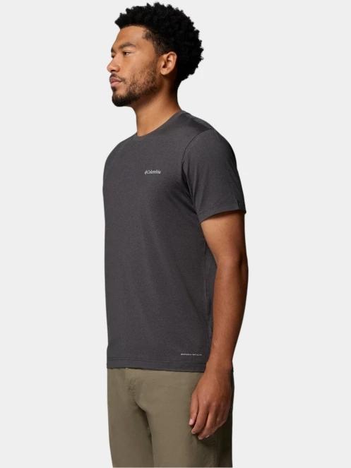 tricou pentru sport, cu maneci scurte pt. barbati Columbia Parsons Point  Short Sleeve Logo Tee negru 3