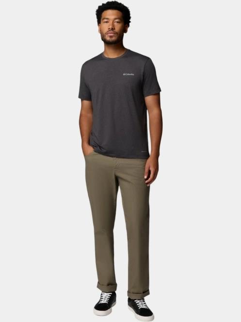 tricou pentru sport, cu maneci scurte pt. barbati Columbia Parsons Point  Short Sleeve Logo Tee negru 5