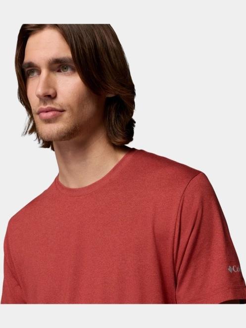 tricou pentru sport, cu maneci scurte pt. barbati Columbia Parsons Point  Short Sleeve Logo Tee rosu 6