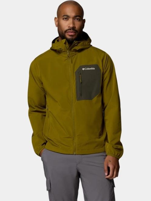 strat intermediar hibrid pt. barbati Columbia Tall Heights III Hooded Softshell verde 2