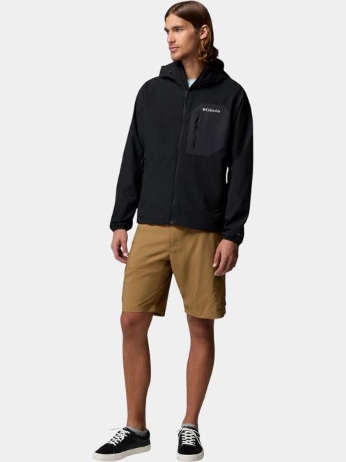 pulover softshell pt. barbati Columbia Tall Heights III Hooded Softshell negru 5