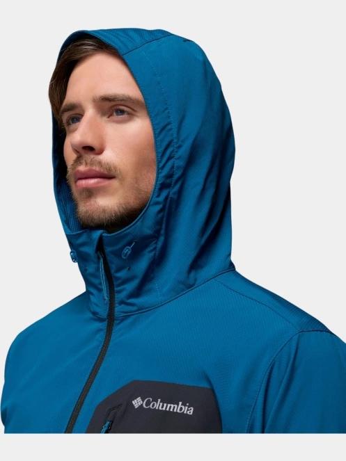 pulover softshell pt. barbati Columbia Tall Heights III Hooded Softshell albastru 8