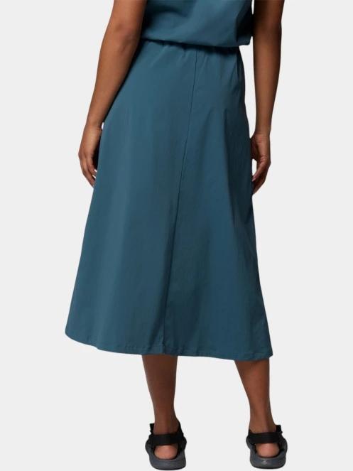 fusta maxi pt. femei Columbia Chill Creek Long Woven Skirt albastru 4