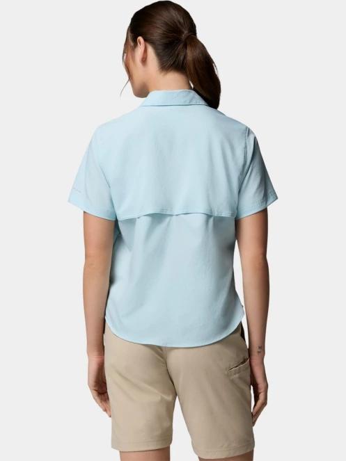 camasa cu maneci scurte pt. femei Columbia Silver Ridge Utility II Short Sleeve Shirt albastru deschis 4