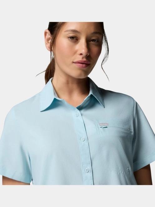 camasa cu maneci scurte pt. femei Columbia Silver Ridge Utility II Short Sleeve Shirt albastru deschis 7